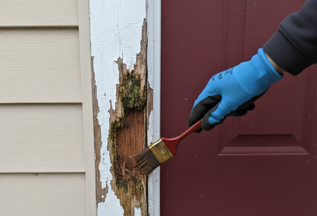 brushing-off-dust-on-rotten-door