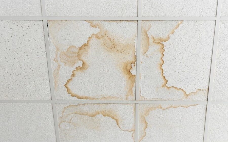 stained and discolored tiles