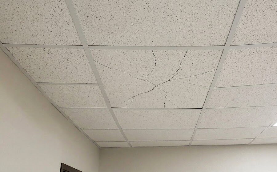 broken and cracked tiles