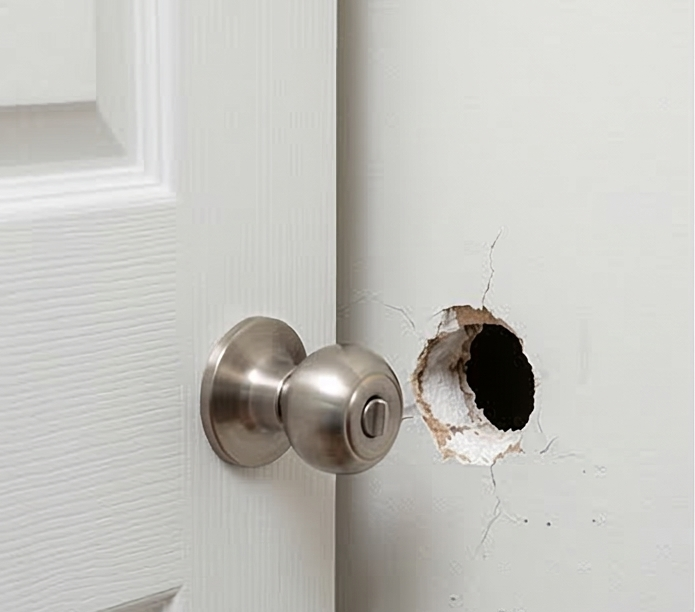doorknobs hitting walls