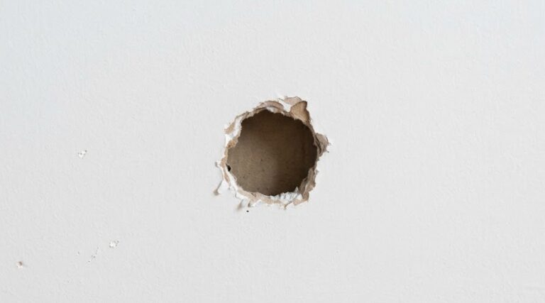 drywall hole